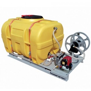 Cuve d'arrosage CEMO  2 000 litres équipée sur plateau, pompe thermique Honda Cuve d'arrosage CEMO  2 000 litres équipée sur plateau, pompe thermique Honda