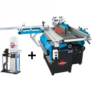 Machine Combinnée à Bois Léman COM250 FR + Aspirateur ASP060 Machine Combinnée à Bois Léman COM250 FR + Aspirateur ASP060