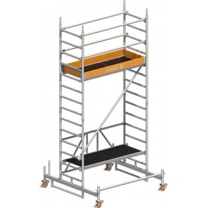 Echafaudage aluminium roulant Zifa 1406213 4.76 mètres base pliante Echafaudage aluminium roulant Zifa 1406213 4.76 mètres base pliante