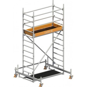 Echafaudage aluminium roulant Uni léger 1403202 180X75 4.3 mètres Echafaudage aluminium roulant Uni léger 1403202 180X75 4.3 mètres