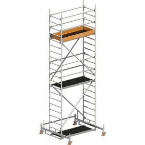 Echafaudage aluminium roulant Uni léger 1403204 180X75 6.3 mètres Echafaudage aluminium roulant Uni léger 1403204 180X75 6.3 mètres