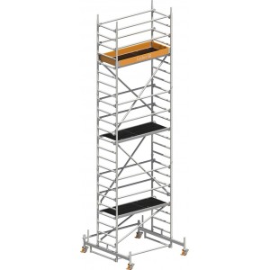 Echafaudage aluminium roulant Uni léger 1403205 180x75 7.3 mètres Echafaudage aluminium roulant Uni léger 1403205 180x75 7.3 mètres