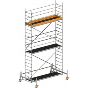 Echafaudage aluminium roulant Uni Standard 1401104 285X75 6.5 mètres Echafaudage aluminium roulant Uni Standard 1401104 285X75 6.5 mètres
