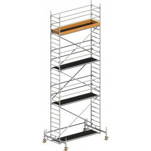 Echafaudage aluminium roulant Uni Standard 1401106 285X75  8.5 mètres Echafaudage aluminium roulant Uni Standard 1401106 285X75  8.5 mètres