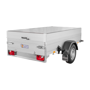 Remorque MC 205 133 1350 1C  205X133X40 PTC 1350Kg Avec Capot Couvercle Remorque MC 205 133 1350 1C  205X133X40 PTC 1350Kg Avec Capot Couvercle