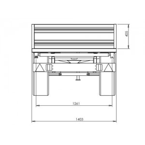 Remorque Tri-Benne agricole pour tracteur 1.5 Tonnes, avec grilles amovibles