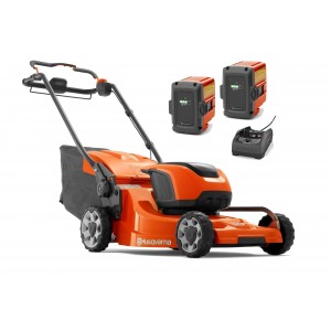 Tondeuse Husqvarna LC347IVX  47cm Tractée Pack 4.00AH Avec 2 Batterie 40-B140 et Chargeur QC80 Tondeuse Husqvarna LC347IVX  47cm Tractée Pack 4.00AH Avec 2 Batterie 40-B140 et Chargeur QC80