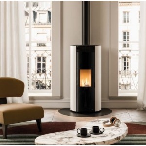 Poêle à pellets "granulés" Palazzetti Ecofire EMILY 6 ou 9 Kw Noir ou Blanc Poêle à pellets "granulés" Palazzetti Ecofire EMILY 6 ou 9 Kw Noir ou Blanc