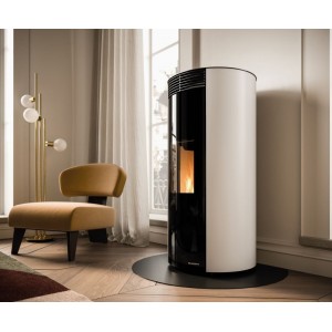Poêle à pellets "granulés" Palazzetti Ecofire EMILY 6 ou 9 Kw Noir ou Blanc Poêle à pellets "granulés" Palazzetti Ecofire EMILY 6 ou 9 Kw Noir ou Blanc