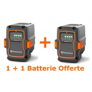 Batterie Husqvarna 1+1 accu Gratuit (2,4,6 Ah) Batterie Husqvarna 1+1 accu Gratuit (2,4,6 Ah)