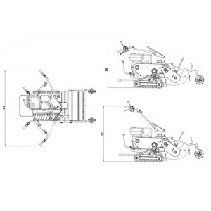 Faucheuse Epareuse à Fléaux MACSMART800 70cm 9CV Faucheuse Epareuse à Fléaux MACSMART800 70cm 9CV