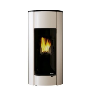 Poêle à pellets "granulés" Palazzetti Ecofire INES 9 kW Acier Blanc