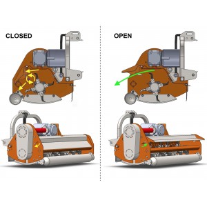 Broyeur à fléaux 3 Points Tracteur 180cm MACLEOPARD180PTO