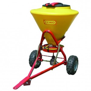 Epandeur à sel Tractable Saleuse CEMO SW130 ALU - 130 litres Epandeur à sel Tractable Saleuse CEMO SW130 ALU - 130 litres
